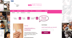 Desktop Screenshot of nasadoktorka.sk